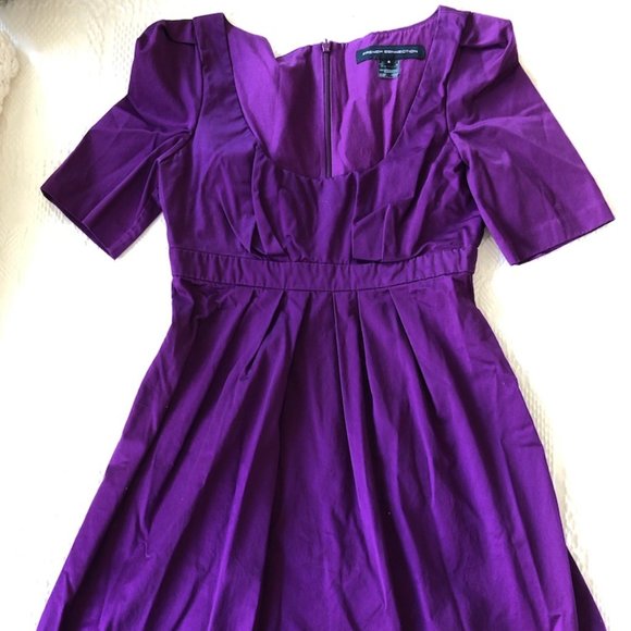 French Connection Color-POP Purple dress - Picture 1 of 3